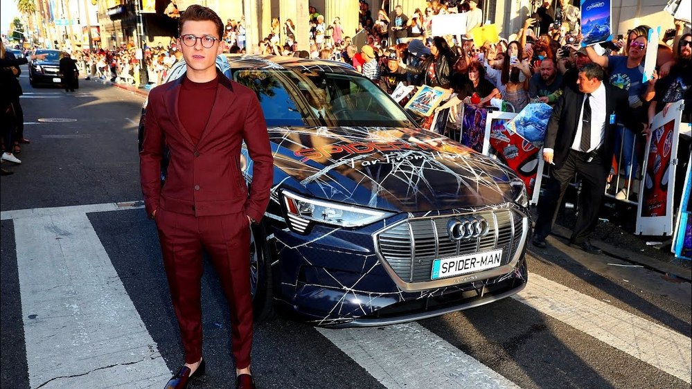  
"Spider-Man" has an expensive car collection.  (Photo: People)