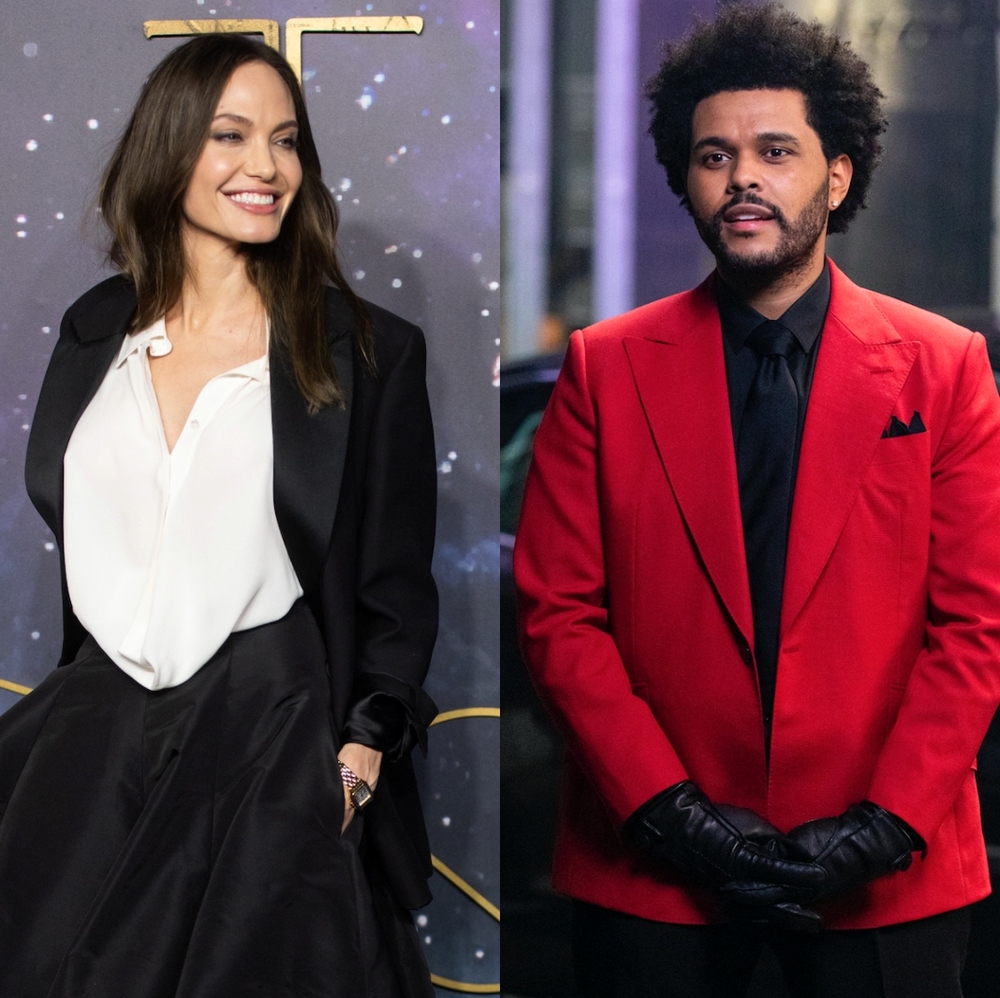  
The Weeknd ngầm thừa nhận hẹn hò Angelina Jolie qua album mới? (Ảnh: Cosmopolitan)