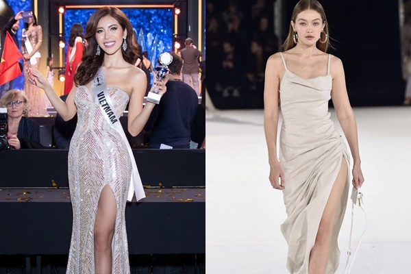  
Dàn người mẫu Việt và quốc tế có những quan điểm khác nhau về việc thi sắc đẹp. (Ảnh: FB Minh Tú+ Instagram gigihadid)