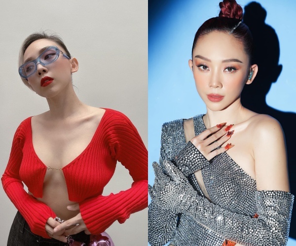    Tóc Tiên cũng là một trong những sao nữ được đánh giá cao về gu thời trang tinh tế, thông minh. Sở hữu xương quai xanh vạn người mê, giọng ca Ngày Mai cũng yêu thích các thiết kế khoét cổ, khoe vai nuột nà. (Ảnh: FB Tóc Tiên)