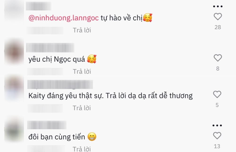  Bình luận của người hâm mộ sau khi xem đoạn phỏng vấn của Kaity Nguyễn. (Ảnh: @tiin) - Tin sao Viet - Tin tuc sao Viet - Scandal sao Viet - Tin tuc cua Sao - Tin cua Sao