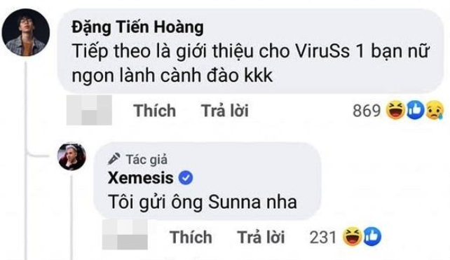  
ViruSs từng nhờ Xemesis mai mối mình với 1 bạn nữ. (Ảnh chụp màn hình: FB Xemesis)