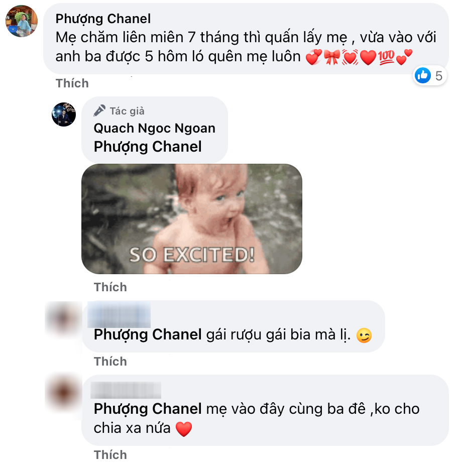  
Cặp đôi tương tác trên mạng xã hội. (Ảnh: FB Quách Ngọc Ngoan) - Tin sao Viet - Tin tuc sao Viet - Scandal sao Viet - Tin tuc cua Sao - Tin cua Sao