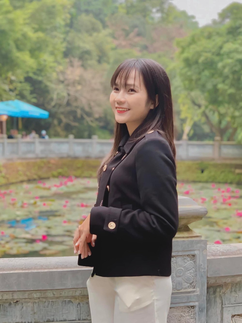  
Nụ cười duyên dáng làm xao xuyến trái tim người nhìn của quân nhân ở Sao Nhập Ngũ 2022. (Ảnh: FB Thảo)