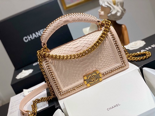 Túi xách nữ da thật hàng hiệu Chanel Boy CN01