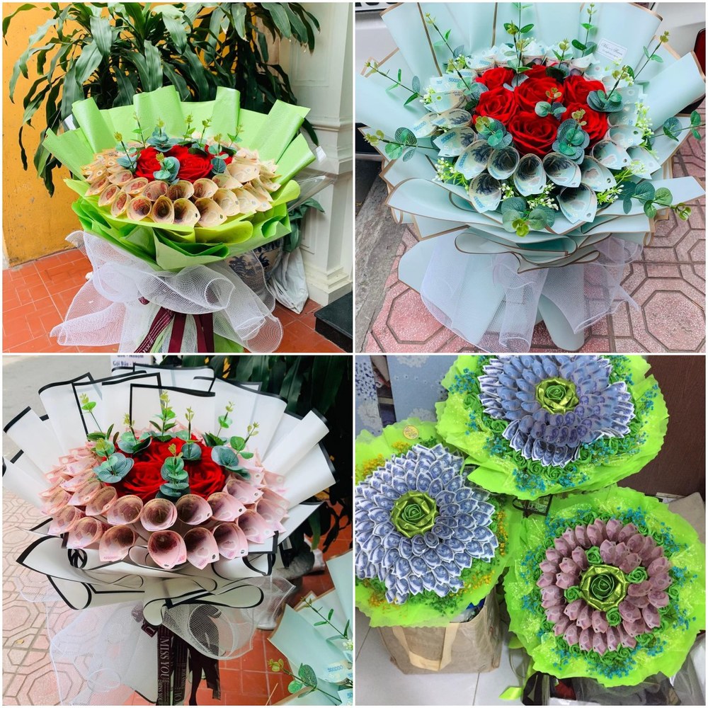  FC đã chuẩn bị những bó hoa bằng tiền dành tặng cho Hồ Văn Cường. - Tin sao Viet - Tin tuc sao Viet - Scandal sao Viet - Tin tuc cua Sao - Tin cua Sao
