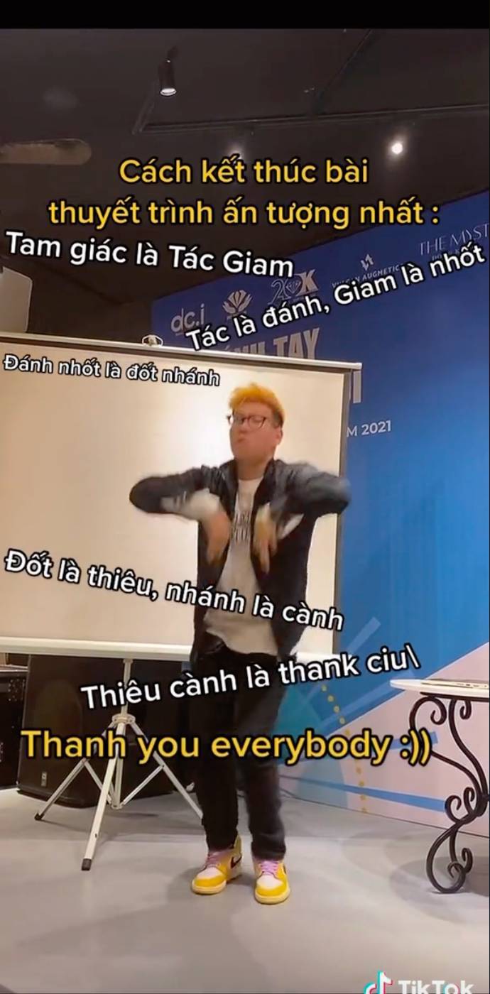  
Gen Z thích thú dùng "Tam giác" để thay lời cảm ơn. (Ảnh: TikTok daolenyk)