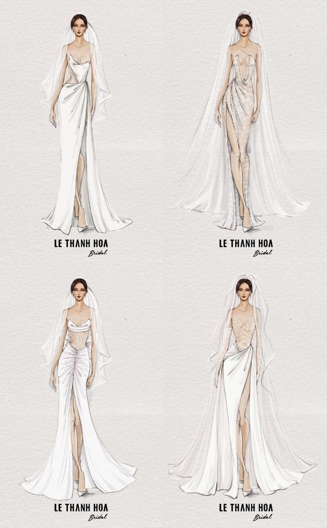 Ngắm trọn nhan sắc của Phương Trinh Jolie trong ba bộ váy cưới tuyệt đẹp