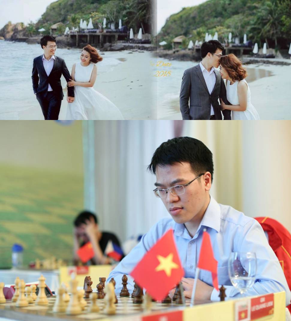  
Kỳ thủ số 1 Việt Nam Lê Quang Liêm có một cuộc sống hôn nhân hạnh phúc. (Ảnh: An Ninh Thủ Đô)
