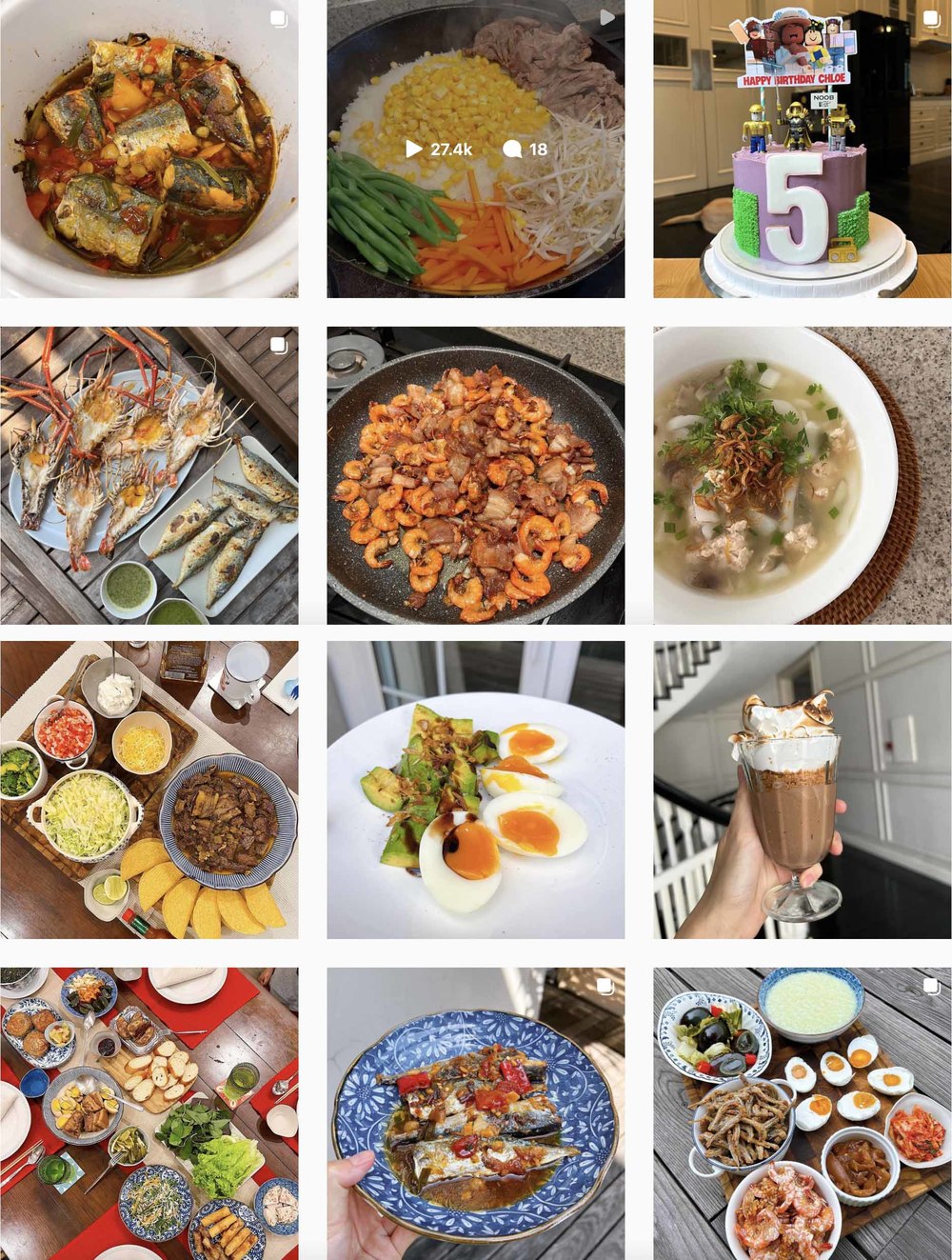  Những món ăn từ Á sang Âu cực hấp dẫn do chính tay Hà Tăng tự nấu nướng. (Ảnh: IG @sponky_loves_to_cook) - Tin sao Viet - Tin tuc sao Viet - Scandal sao Viet - Tin tuc cua Sao - Tin cua Sao
