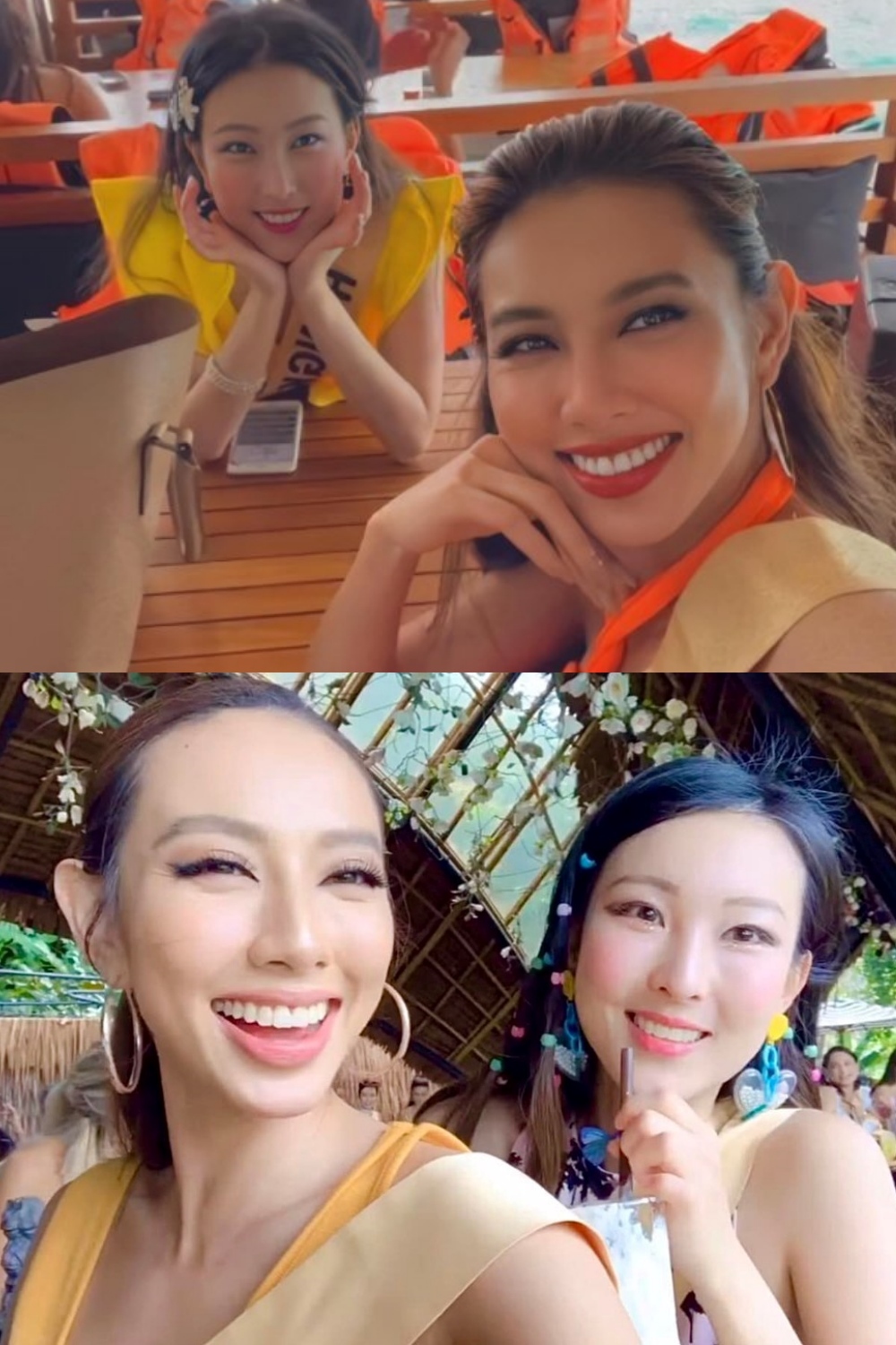  
Sen Yang rất thân thiết với Hoa hậu Thùy Tiên. (Ảnh: Facebook Sen Yang)