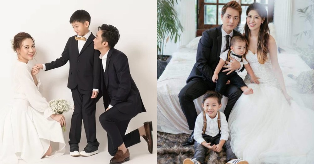 Thời trang nhóc tì nhà sao Việt khi chụp ảnh cưới cùng bố mẹ