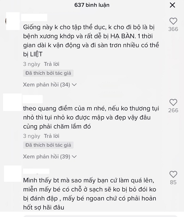  
Nhiều netizen bình luận bày tỏ quan điểm việc hai chú chó đi bộ là rất bình thường (Ảnh @vylo02)