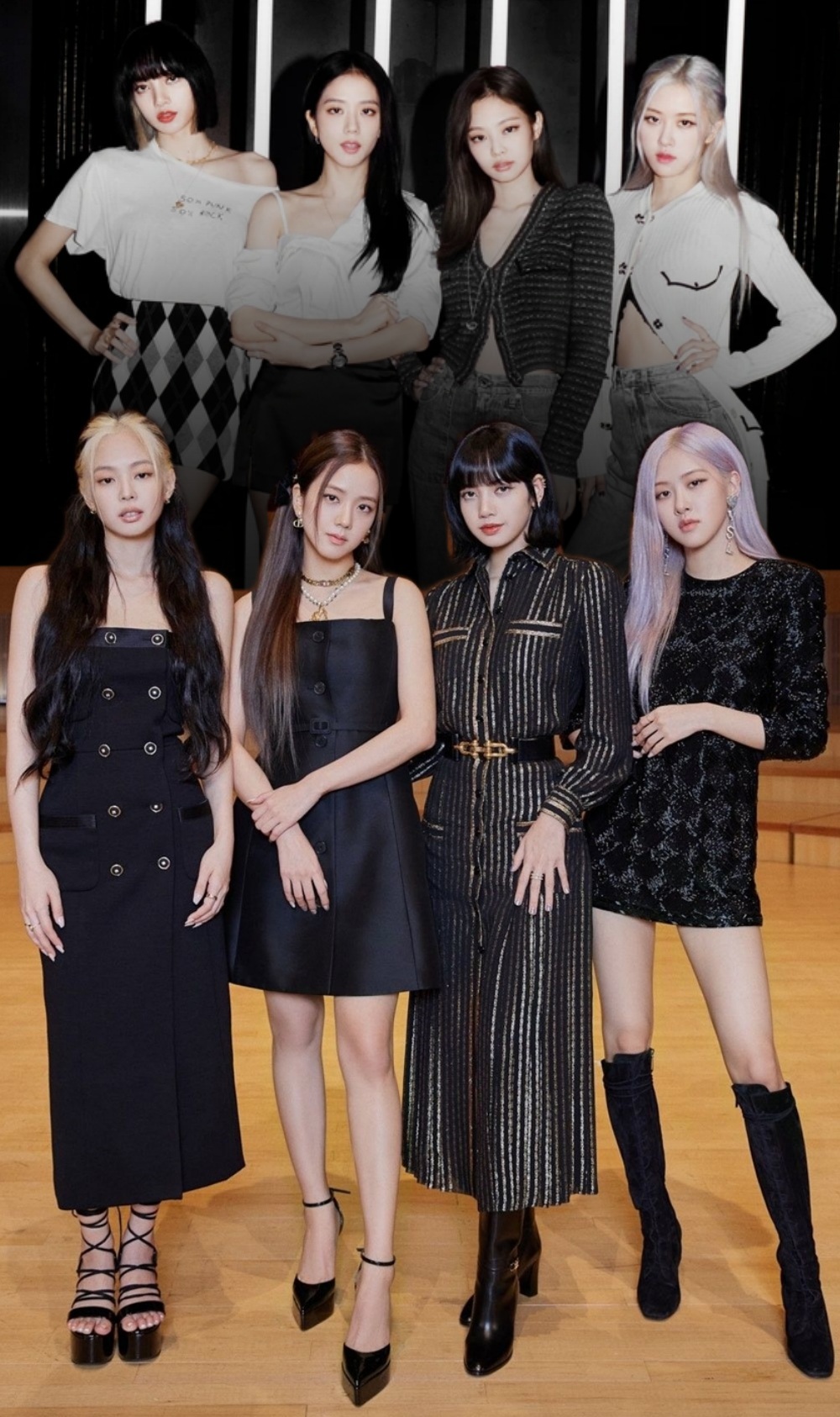 BLACKPINK được yêu mến bởi gu thời trang sang trọng và mang tính ứng dụng cao. (Ảnh: Pinterest)