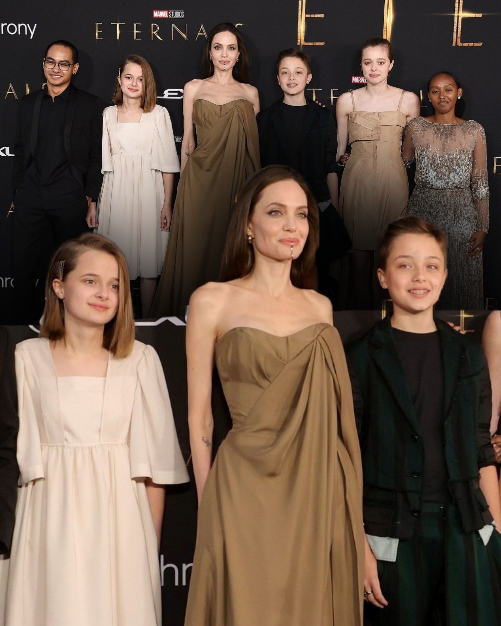  Những người con của Angelina Jolie nhận được sự chú ý từ khán giả. (Ảnh: People)