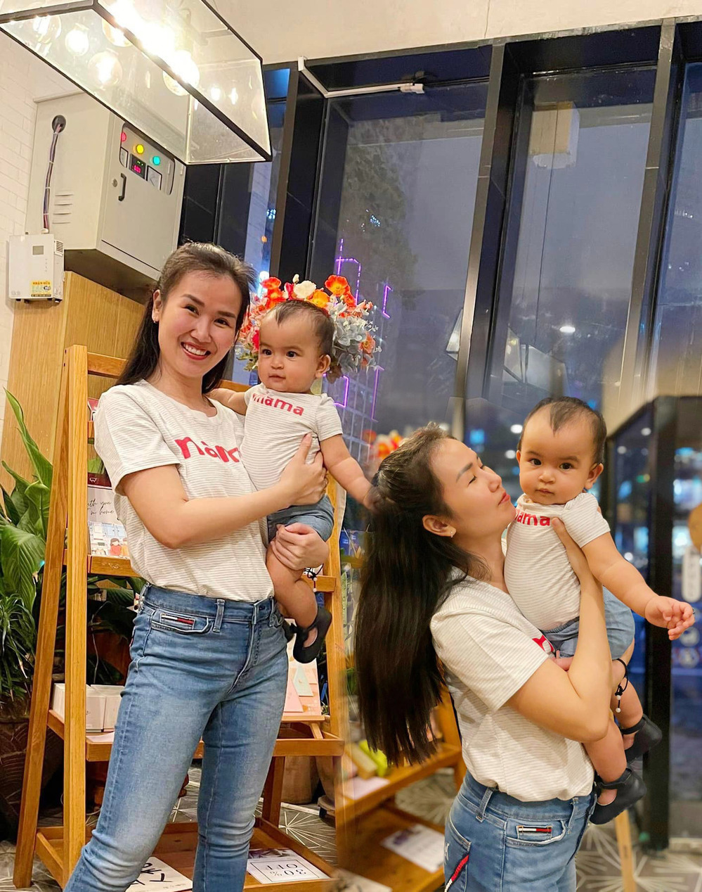    Cô diện đồ đôi với Moon để cố "vớt vát" rằng đây là 2 mẹ con. - Tin sao Viet - Tin tuc sao Viet - Scandal sao Viet - Tin tuc cua Sao - Tin cua Sao