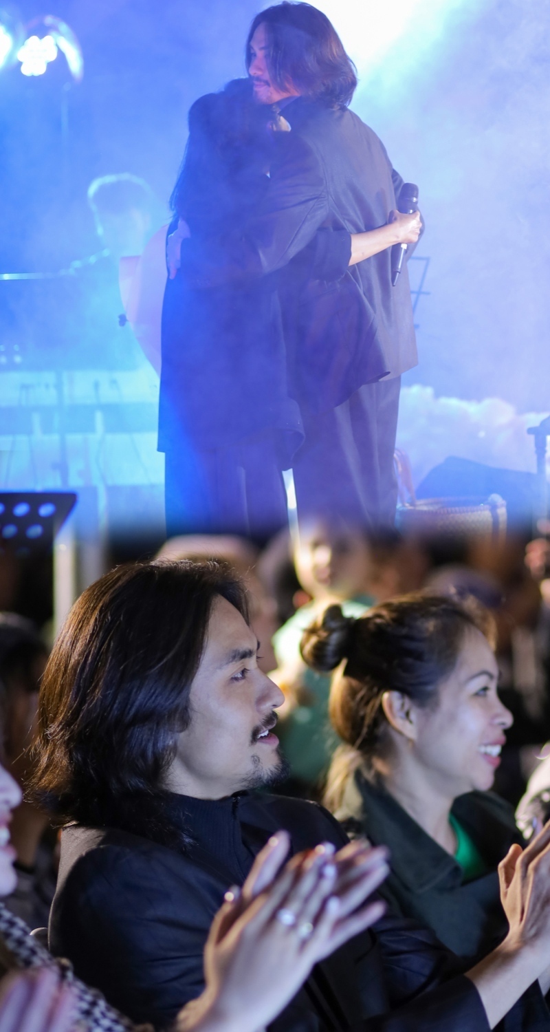  Gần đây, Doãn Chí Kiên cũng có mặt tại Đà Lạt để ủng hộ đêm nhạc của bạn gái. (Ảnh: FB Phương Thanh)