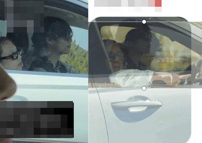 Hình ảnh Jennie và V hẹn hò trên đảo Jeju được lan truyền. (Ảnh: Naver)
