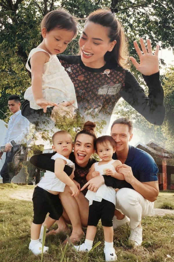  Gia đình hạnh phúc của Hồ Ngọc Hà được dân tình ngưỡng mộ. (Ảnh: Instagram henrylisaleon)