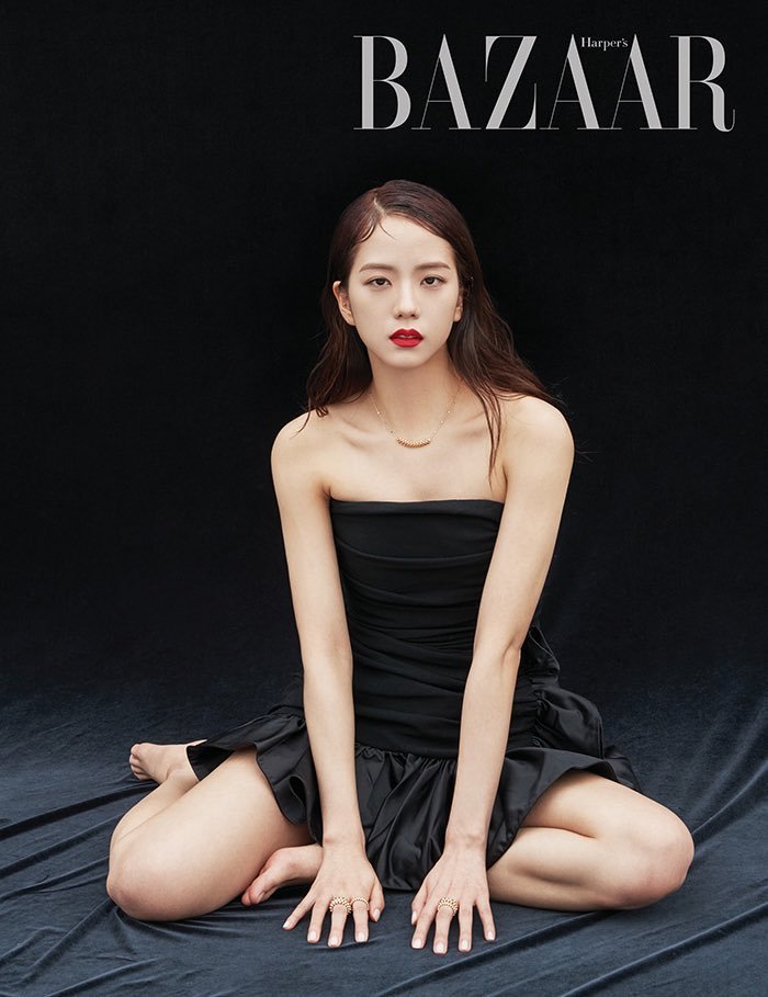 Cartier tuyên bố sẽ sớm triển khai hoạt động quảng bá mới với Jisoo. (Ảnh: Harper's Bazaar)