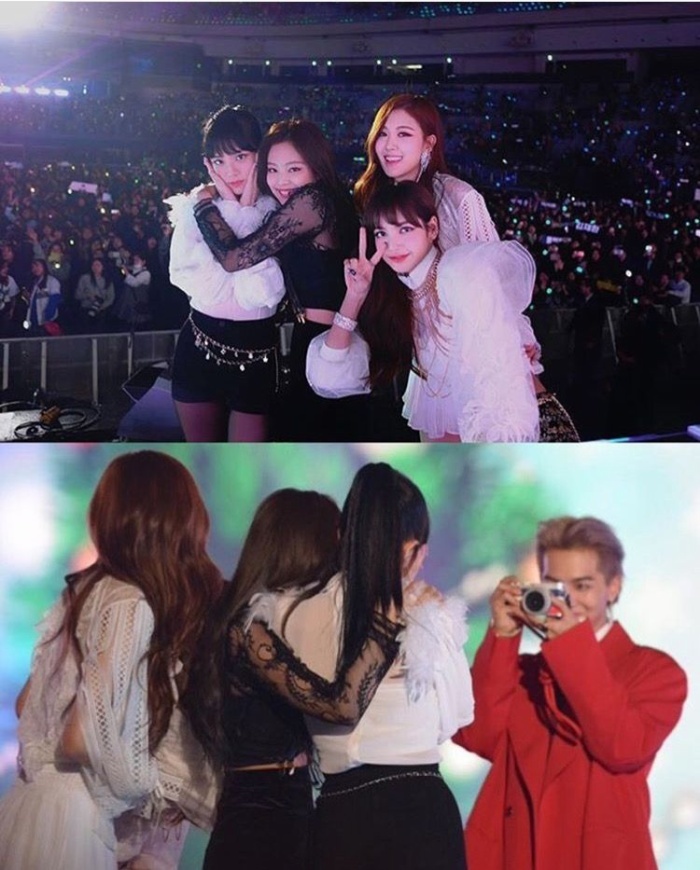 Mino như trường hợp ngoại lệ, rất thân với nhóm nữ BLACKPINK. (Ảnh: Naver)