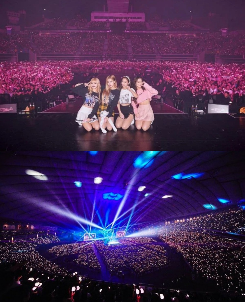  Sân khấu huyền thoại của BLACKPINK tại Tokyo Dome được tổ chức cùng ngày với MAMA. (Ảnh: Pinterest)