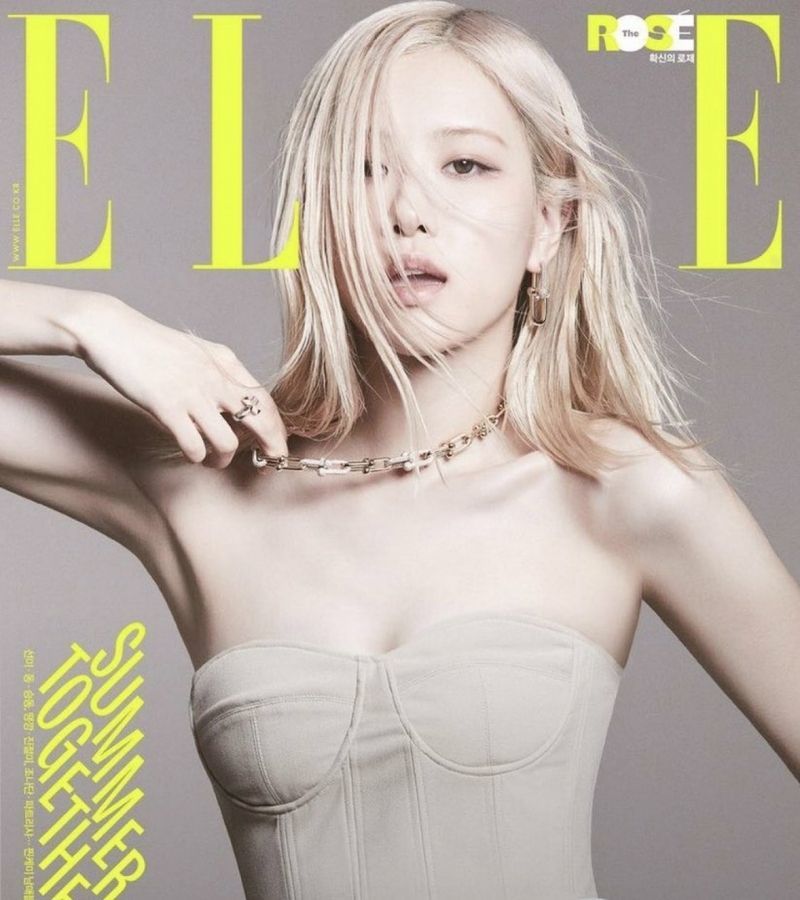    Mái tóc ngắn của Rosé khiến dân tình chú ý. (Ảnh: ELLE)