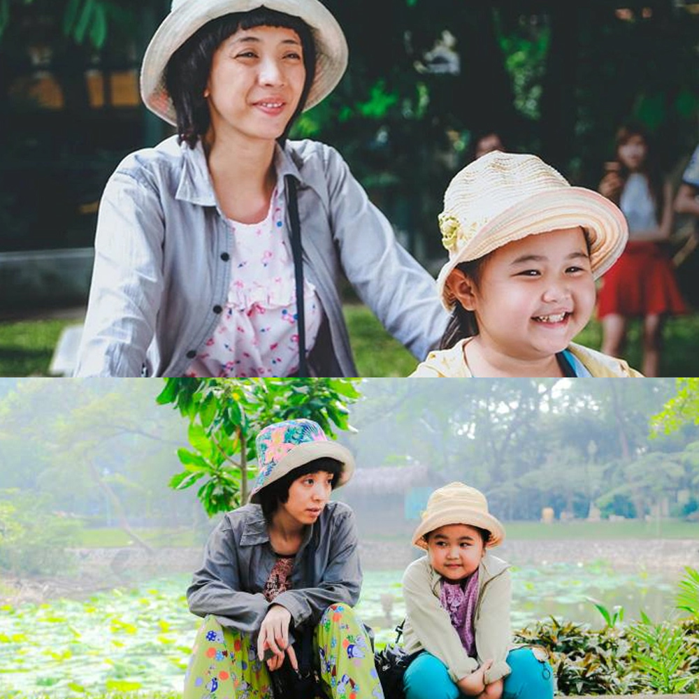 Nụ cười bình dị của 2 mẹ con đã làm người xem bỗng dưng nhớ về người phụ nữ đã sinh ra mình. (Ảnh: Tư liệu phim)