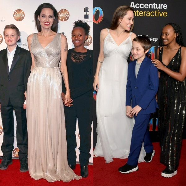  Angelina Jolie appeared many times with her adopted daughter. (Photo: Us Weekly)