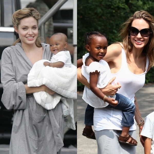  Angelina Jolie dành tình thương đúng nghĩa cho con gái nuôi Zahara. (Ảnh: People)