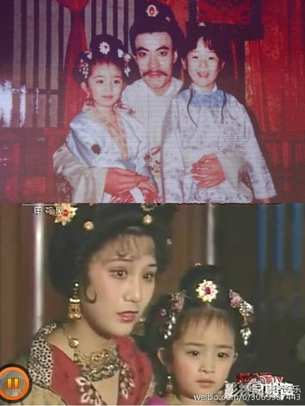 Dương Mịch bắt đầu tham gia vào sự nghiệp diễn xuất từ năm 4 tuổi. (Ảnh: Weibo)