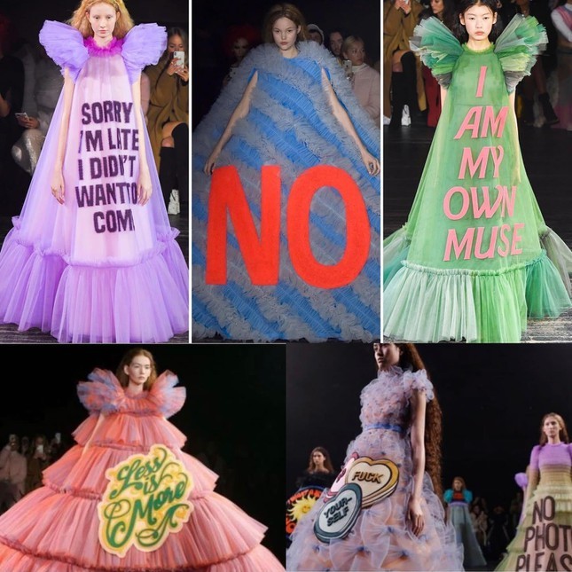 Váy của NMIXX được cho là lấy ý tưởng từ bộ sưu tập Haute Couture. (Ảnh: Pinterest)