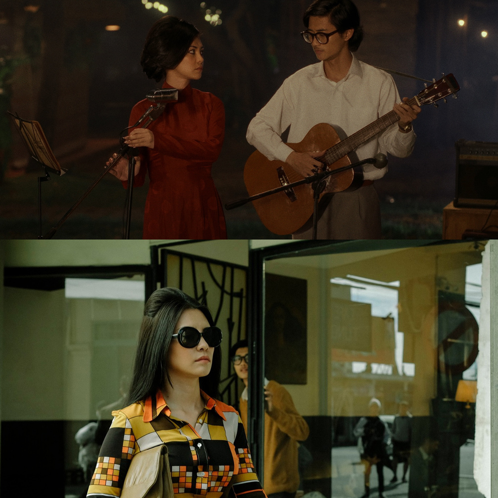  
Nữ ca sĩ Hà thành có màn chào sân ấn tượng với môn nghệ thuật thứ 7. (Ảnh: Facebook Phim Em Và Trịnh)
