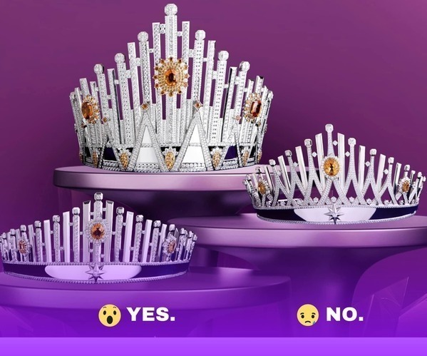    Ngoài Hoa hậu, BTC còn thực hiện thêm 2 chiếc vương miện cho Á hậu. (Ảnh: World Press)