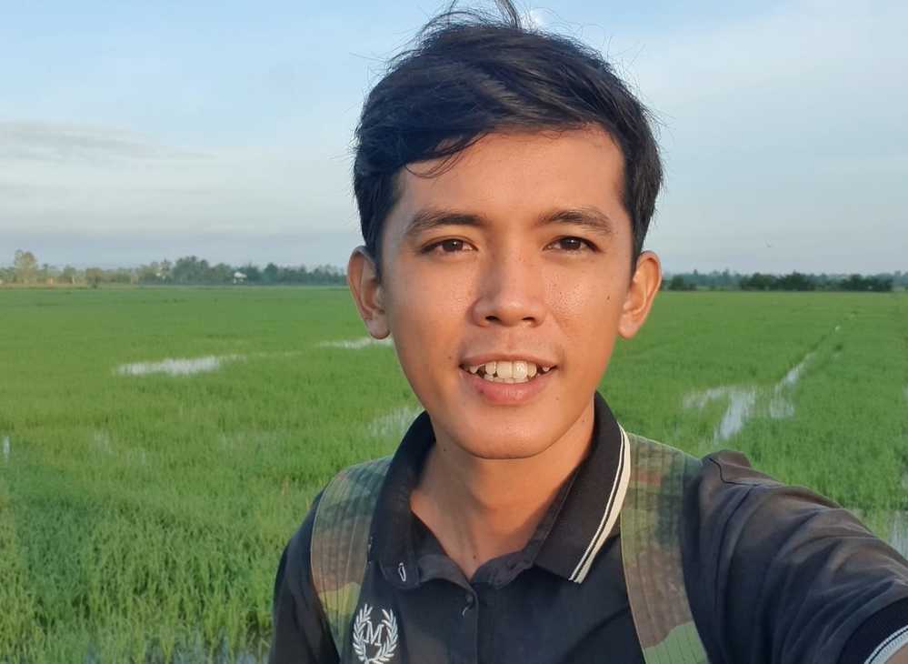  
Sang Vlog được biết đến là "YouTuber nghèo nhất Việt Nam". (Ảnh: FB Trần Văn Sang)