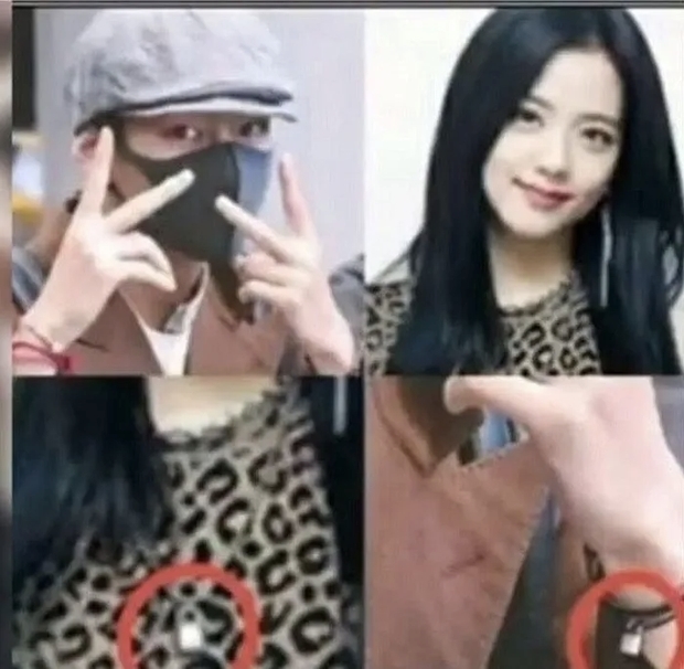 Jisoo vướng tin đồn hẹn hò với V vì dùng đồ giống nhau. (Ảnh: Pinterest)