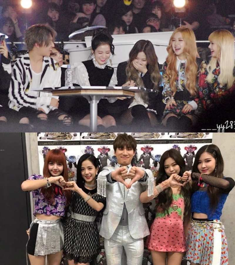 Người hâm mộ từng bắt gặp Jisoo và Min Hyorin vào quân ngũ thăm Daesung, Taeyang, từ đó dấy lên tin đồn hẹn hò. (Ảnh: Pinterest)