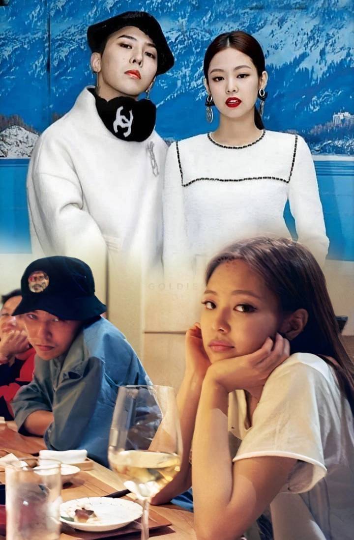 Vừa qua, Jennie và G-Dragon cũng vướng tin đồn đường ai nấy đi. (Ảnh: Pinterest)