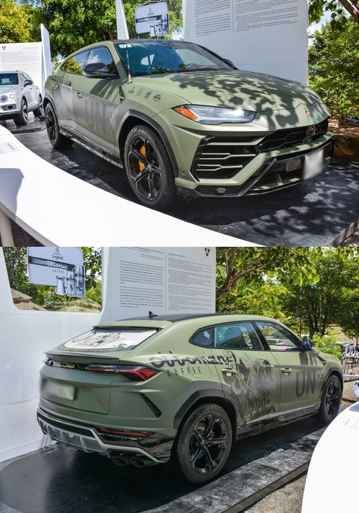  
13 tỷ là cái giá phải trả cho chiếc Lamborghini Urus này. (Ảnh: Tổ Quốc)