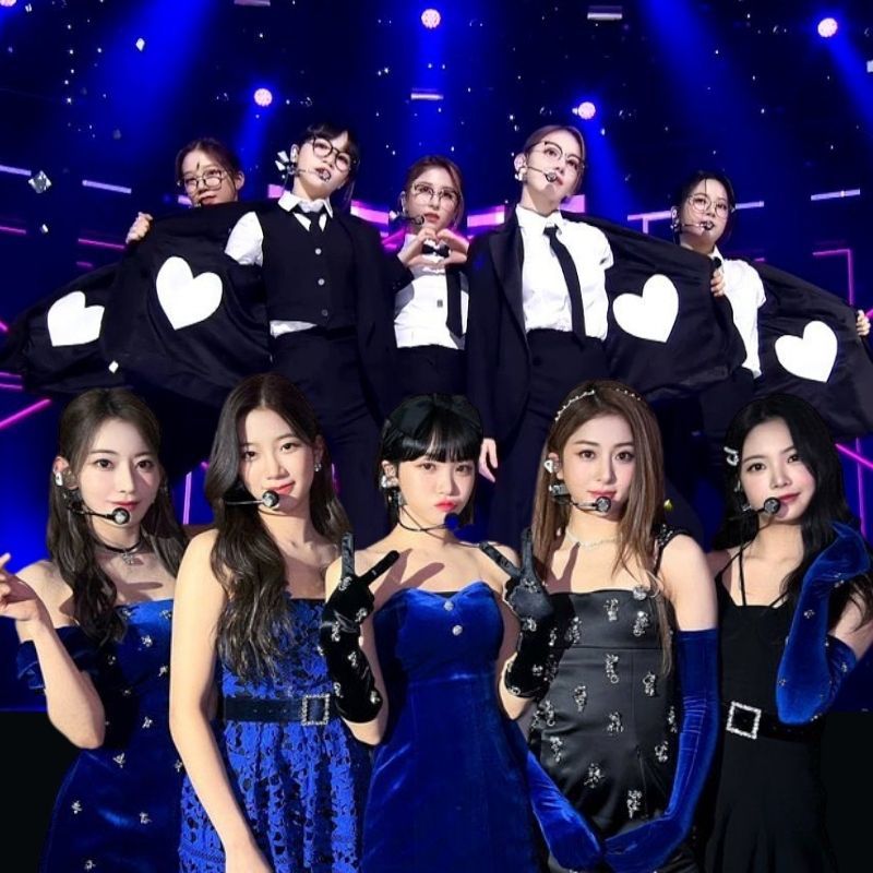 5 thành viên đều có khả năng giữ vị trí center của nhóm. (Ảnh: SBS KPOP, @lesserafimpics_)