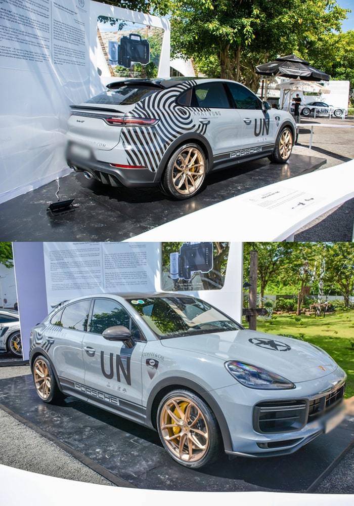  
Chiếc Porsche Cayenne Turbo GT có giá 12,5 tỷ đồng. (Ảnh: Tổ Quốc)