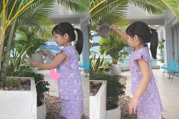  
Mới 4 tuổi con gái Đặng Thu Thảo đã có thể giúp mẹ công việc nhà. (Ảnh: FB Đặng Thu Thảo) - Tin sao Viet - Tin tuc sao Viet - Scandal sao Viet - Tin tuc cua Sao - Tin cua Sao