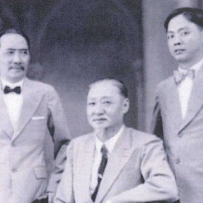  Ảnh chụp 3 người con trai của ông Hứa Bổn Hỏa. (Ảnh: Danh Nhân Sài Gòn)