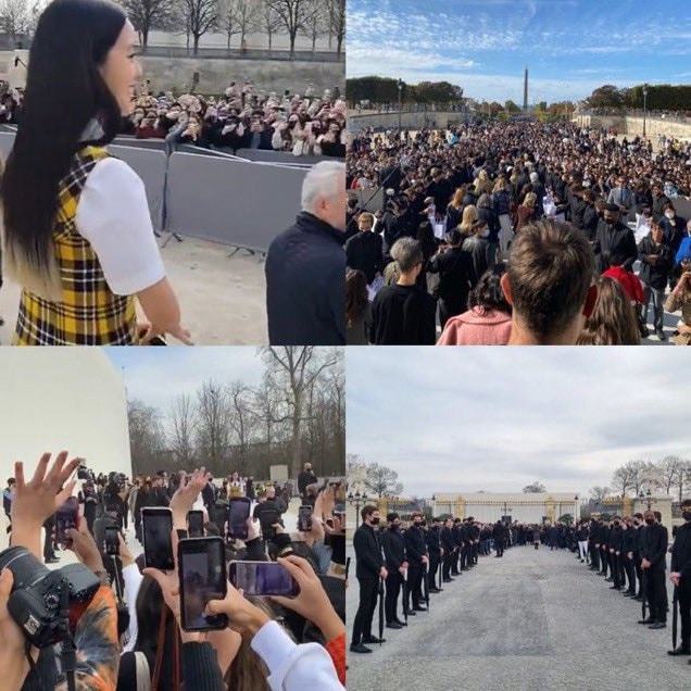    Truyền thông săn đón cô nàng tại buổi lễ. (Ảnh: Pinterest)