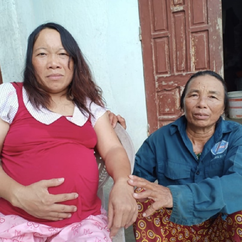  
Chị Nga giấu người thân và quyết định làm mẹ đơn thân. (Ảnh: Dân Sinh)