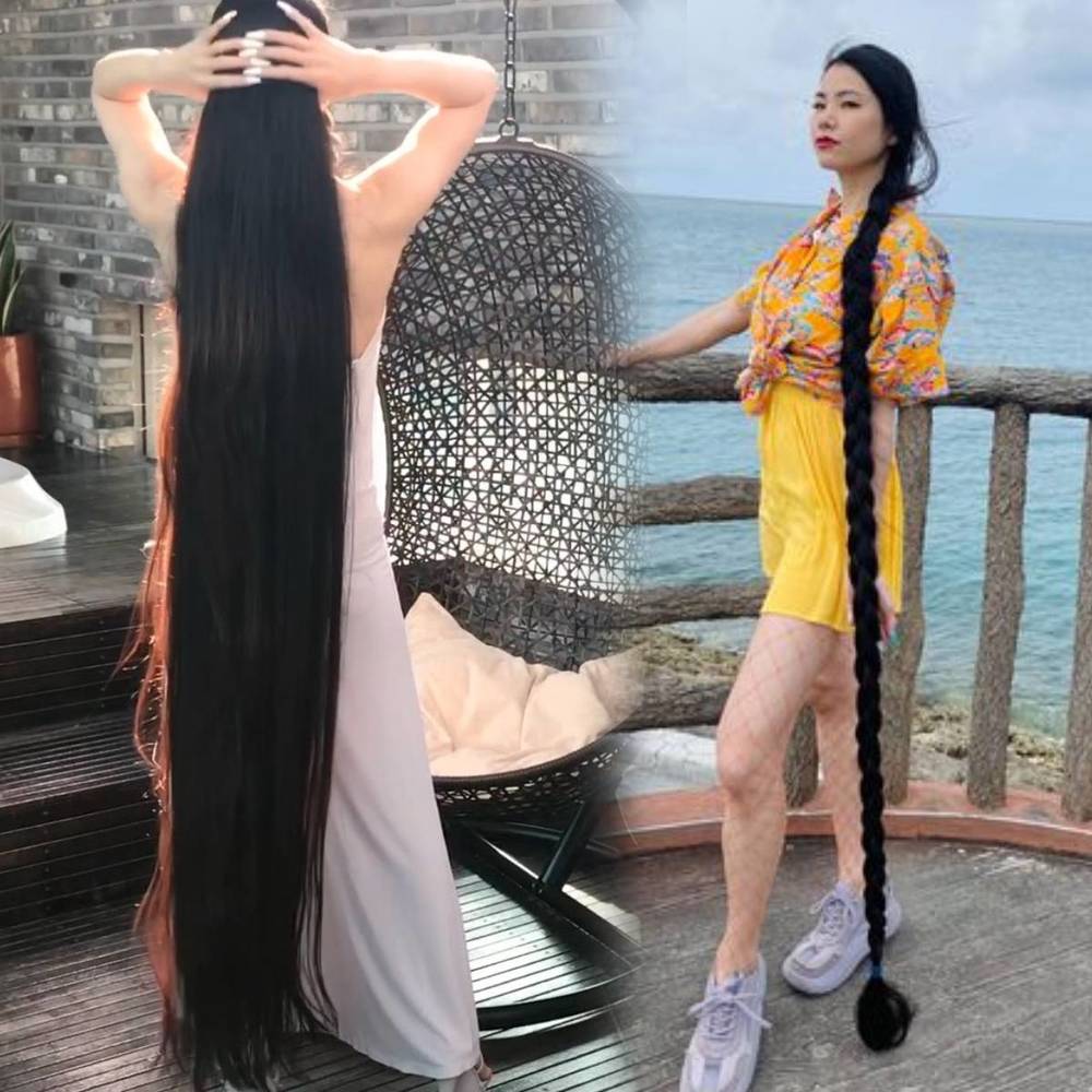    Dù đi đâu, mái tóc của Rin cũng nhanh chóng trở thành tâm điểm. (Ảnh: Mirror)