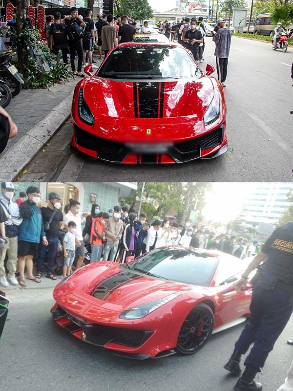  
Chiếc Ferrari 488 Pista Spider bắt mắt tốn 2,4 triệu đồng cho mỗi lần đổ đầy bình xăng. (Ảnh: Carpassion.vn)