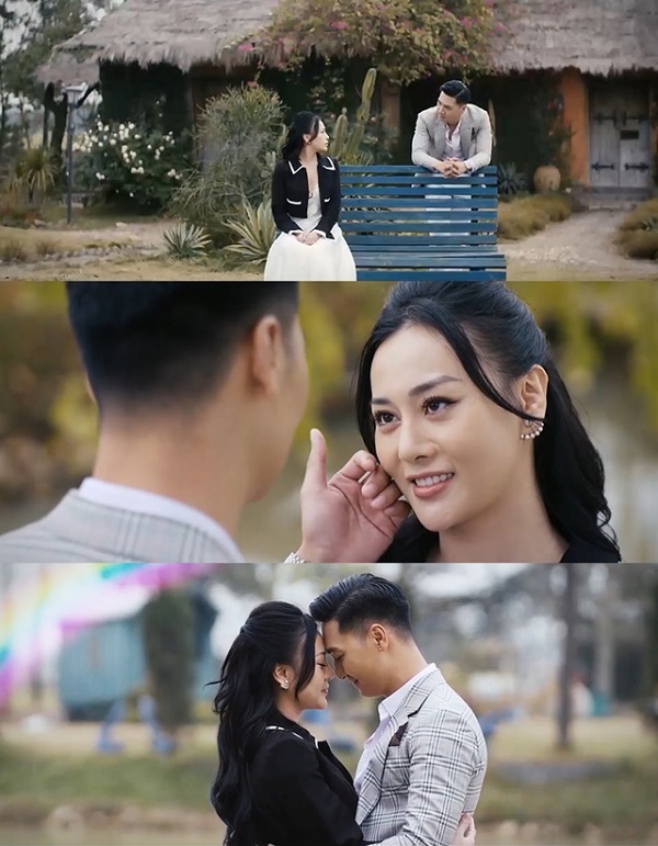 Tin đồn "phim giả tình thật" khiến Phương Oanh phải giữ khoảng cách với bạn diễn. (Ảnh: VTV) - Tin sao Viet - Tin tuc sao Viet - Scandal sao Viet - Tin tuc cua Sao - Tin cua Sao