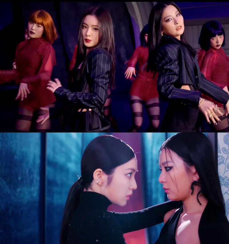 Những hình ảnh trong MV Monster của bộ đôi nhà Red Velvet. (Ảnh: Chụp màn hình YouTube SMTOWN)