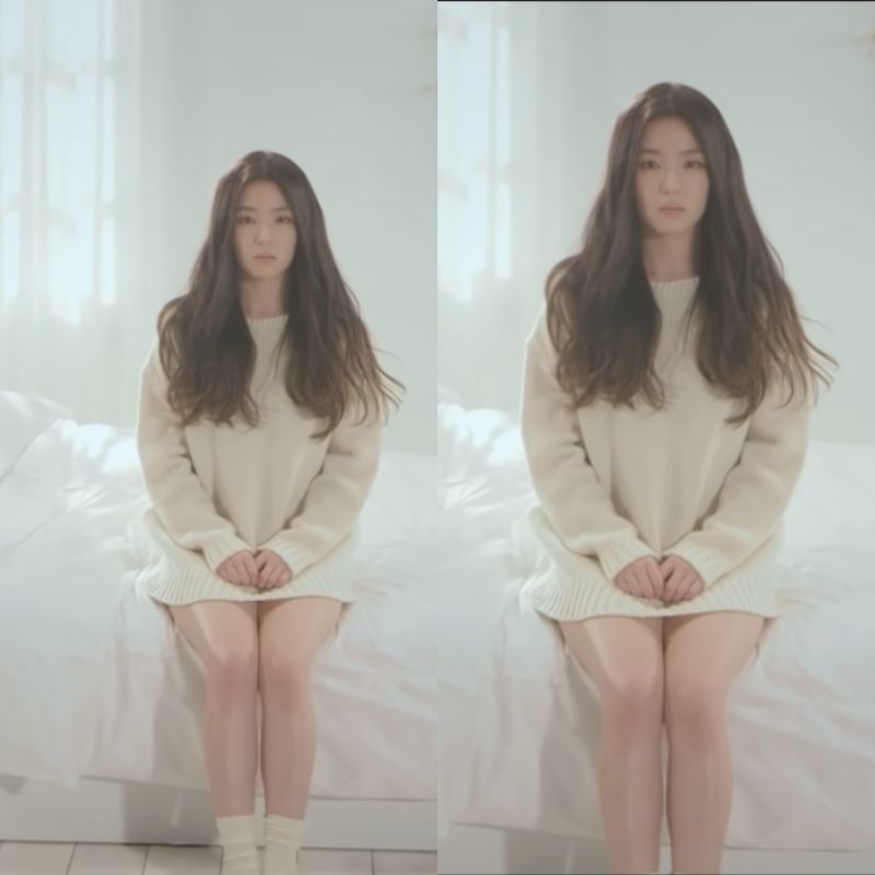  
Irene xuất hiện bất ngờ vào cuối MV của Kyuhyun. (Ảnh: Chụp màn hình YouTube SMTOWN)